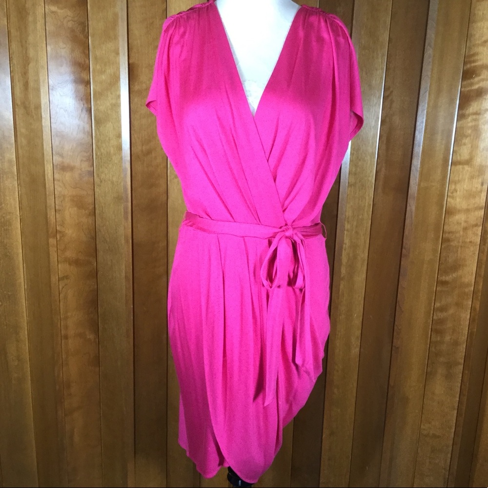 Banana Republic Pink Midi Dress